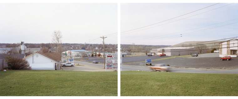 A view of Bonne Terre with the Bonne Terre chat dump on the right side of the panorama. (Photos by Benjamin Hoste)