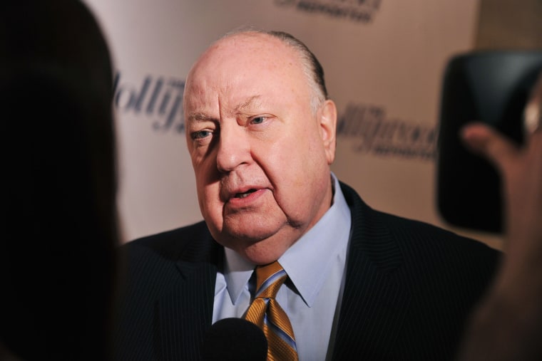 Roger Ailes, President of Fox News Channel attends the Hollywood Reporter celebration of \"The 35 Most Powerful People in Media\" at the Four Season Grill Room on April 11, 2012 in New York City. (Photo by Stephen Lovekin/Getty)