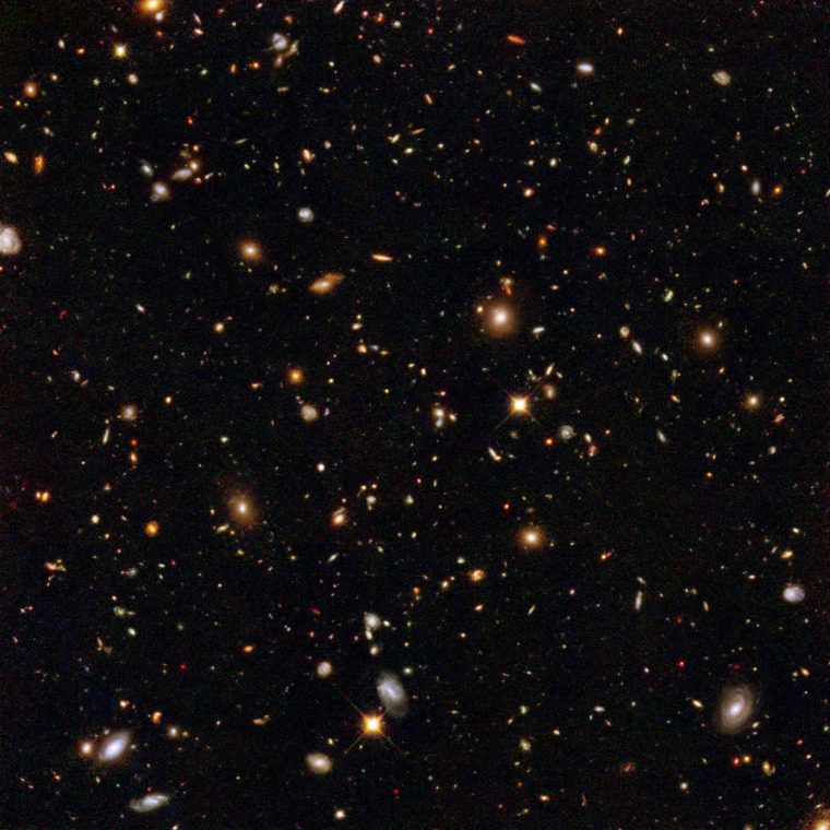 Hubble Ultra Deep Field Infrared View of Galaxies Billions of Light-Years Away