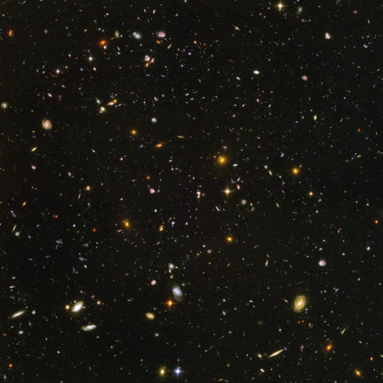 This view of nearly 10,000 galaxies is the deepest visible-light image of the cosmos.