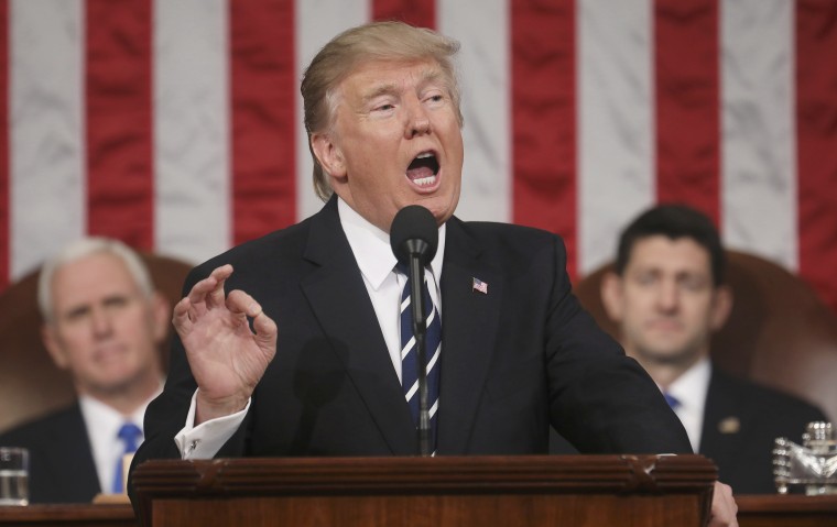Image: US President Trump addresses Joint Session of Congress in Washington