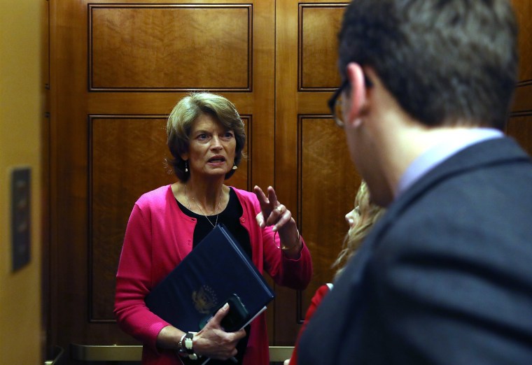 Image: Senators Debate Health Care Bill On Capitol Hill