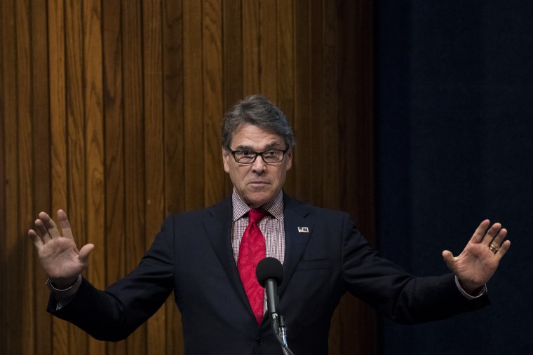 Image: Energy Secretary Rick Perry Delivers Remarks At Energy Policy Summit In DC