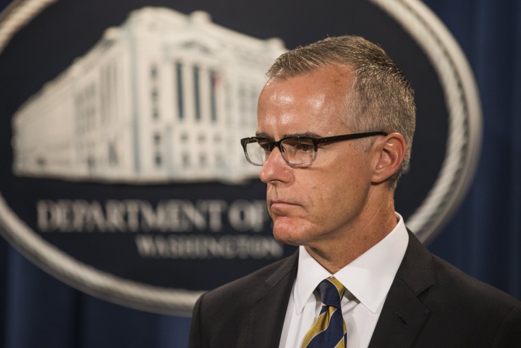 Image: Former Deputy Director of the FBI McCabe fired by Attorney General Sessions