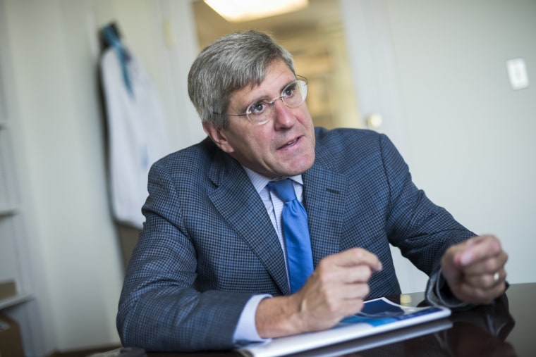 Stephen Moore of The Heritage Foundation is interviewed by CQ in his Washington office, August 31, 2016.