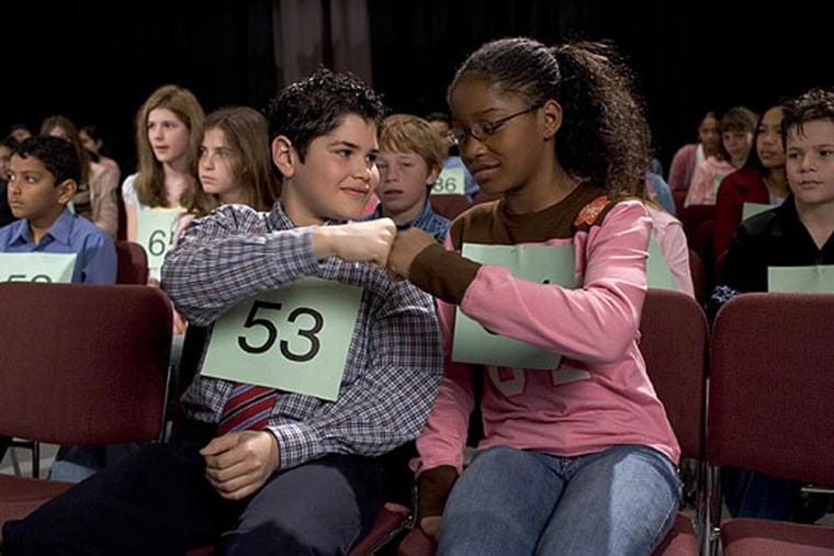 J.R. Villarreal and Keke Palmer are spelling bee competitors and friends in "Akeelah and the Bee."