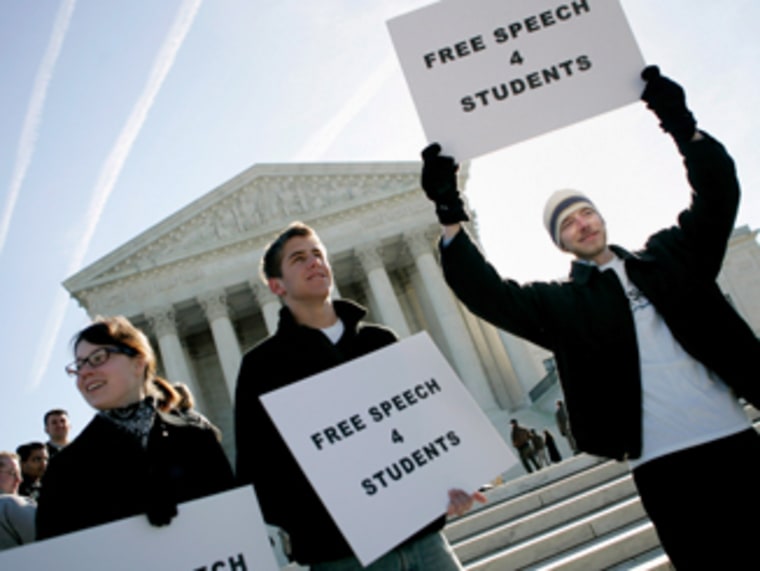 Supreme Court limits student speech