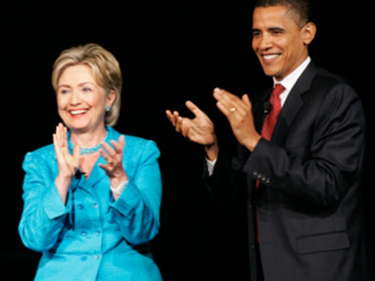 John Edwards, Barack Obama, Hillary Rodham Clinton