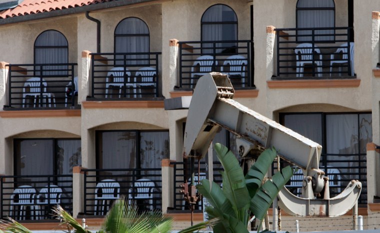 Image: urban oil pumps