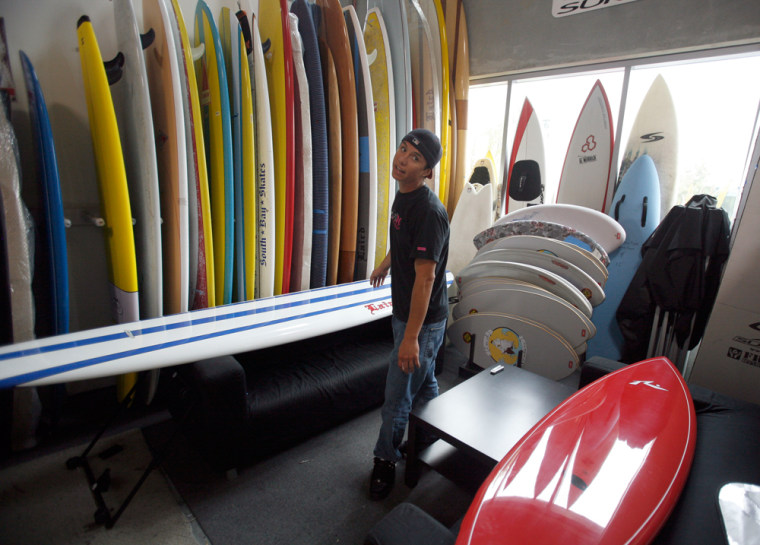Image: Surfboards at Surftech