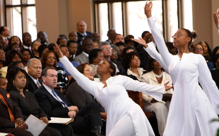 Image: children from the New Life Dance Ministry perform