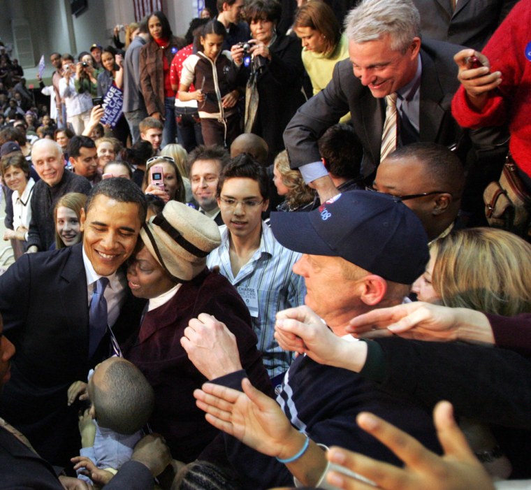 Image: Barack Obama campaigns