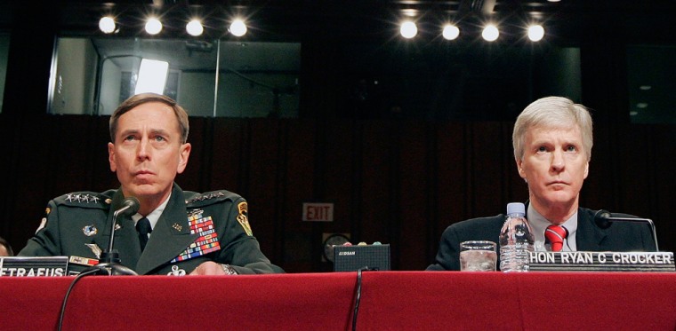 Image: Gen. David Petraeus and Ambassador Ryan Crocker