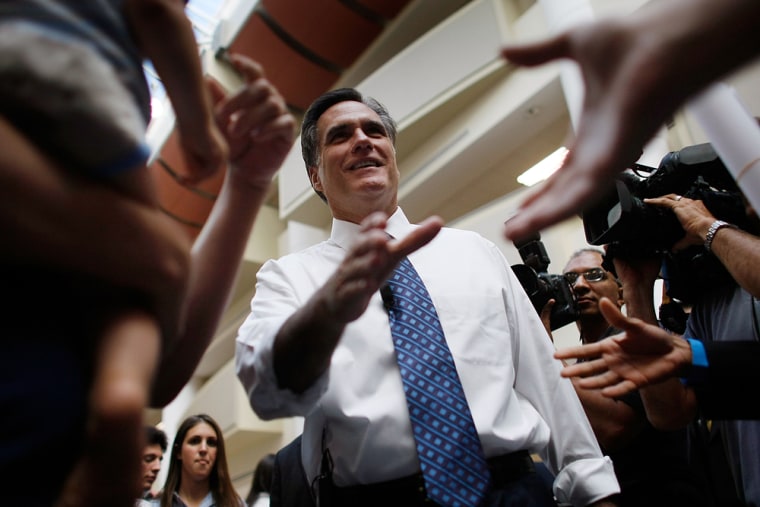 Mitt Romney Campaigns In Florida