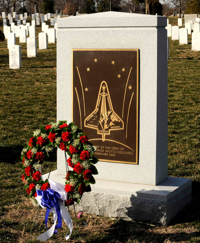 Image: Space shuttle Columbia memorial