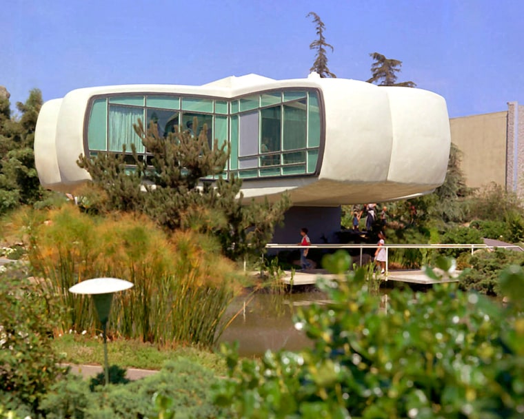 Image: Disneyland attraction called \"House of the Future.\"