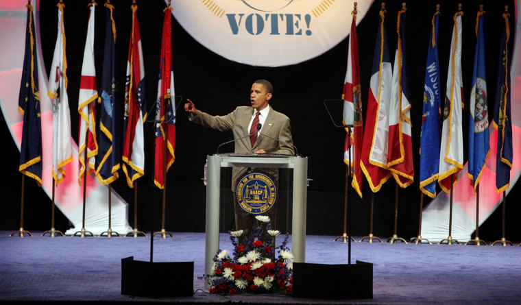 Image: Barack Obama Addresses The NAACP's 99th Annual Convention