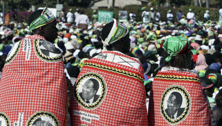 Image: Zanu pf supporters