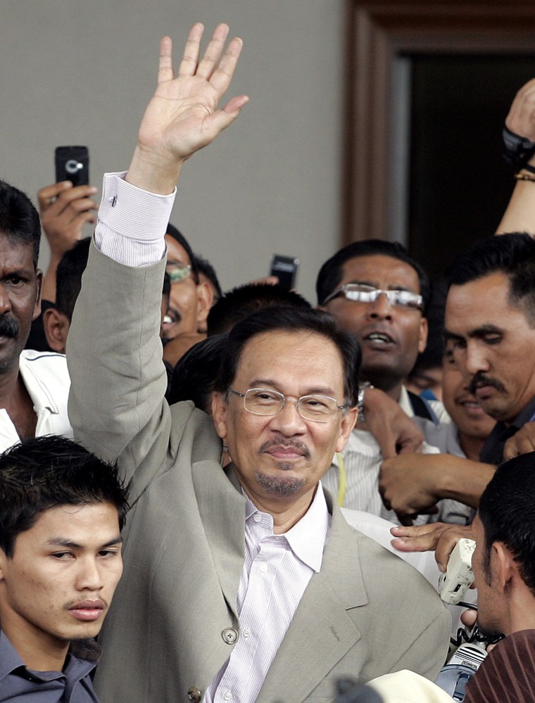Image: Malaysian opposition leader Anwar Ibrahim