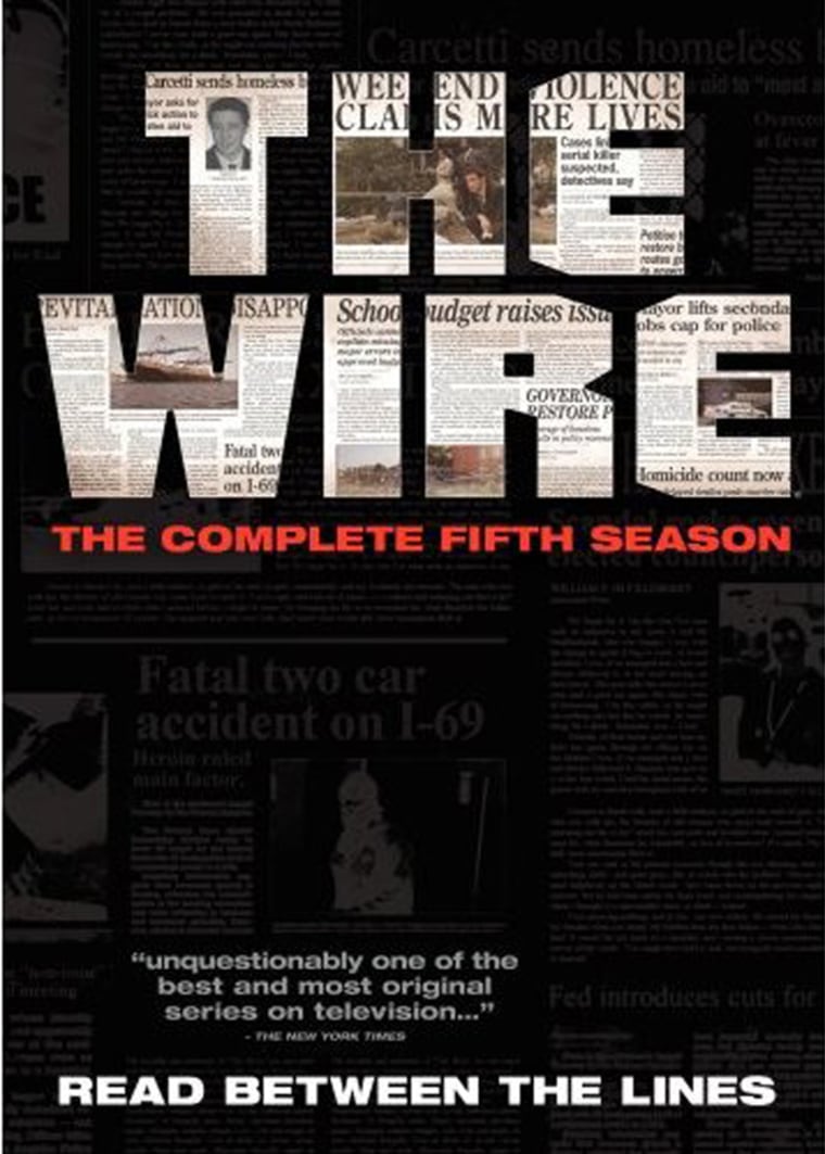 Image: \"The Wire: The Complete Fifth Season\"
