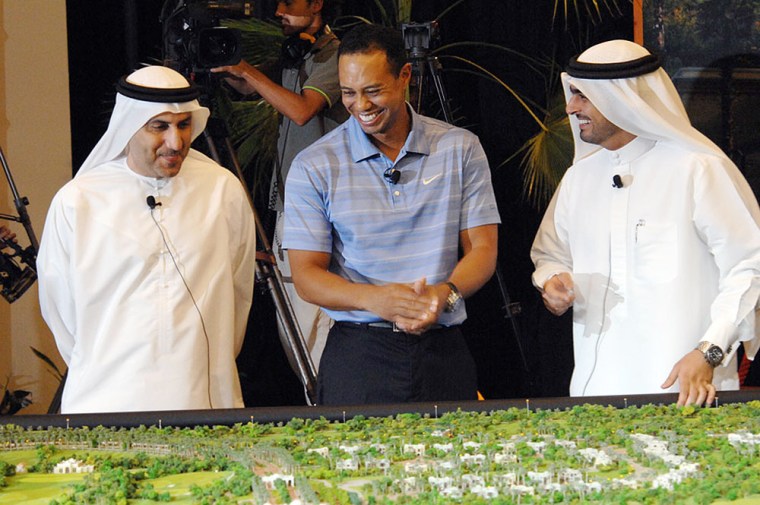 Image: Tiger Woods in Dubai