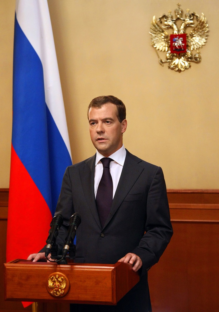 Image: Russian President Dmitry Medvedev