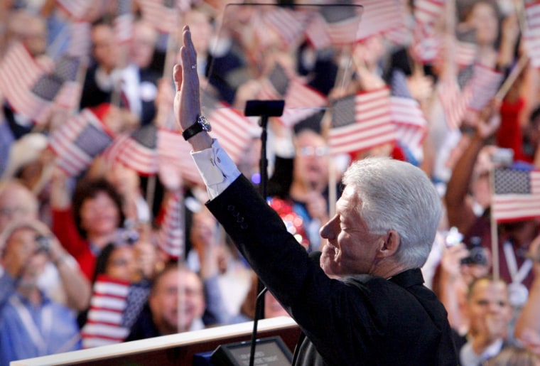 Image: Bill Clinton at the DNC