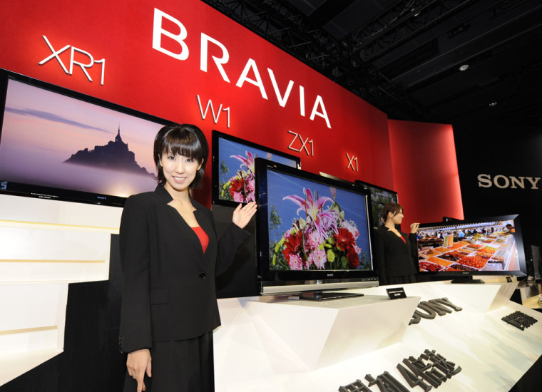 Image: Sony Corporation introduce the new Bravia LCD televison line
