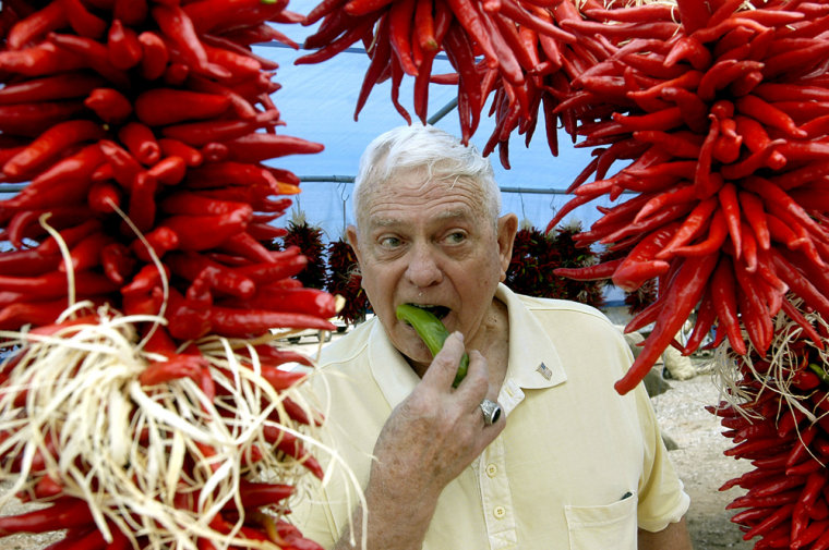 Image: Ristra chiles at the Hatch Chile Festival