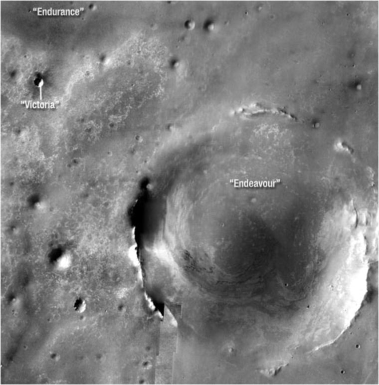 Image: Martian craters