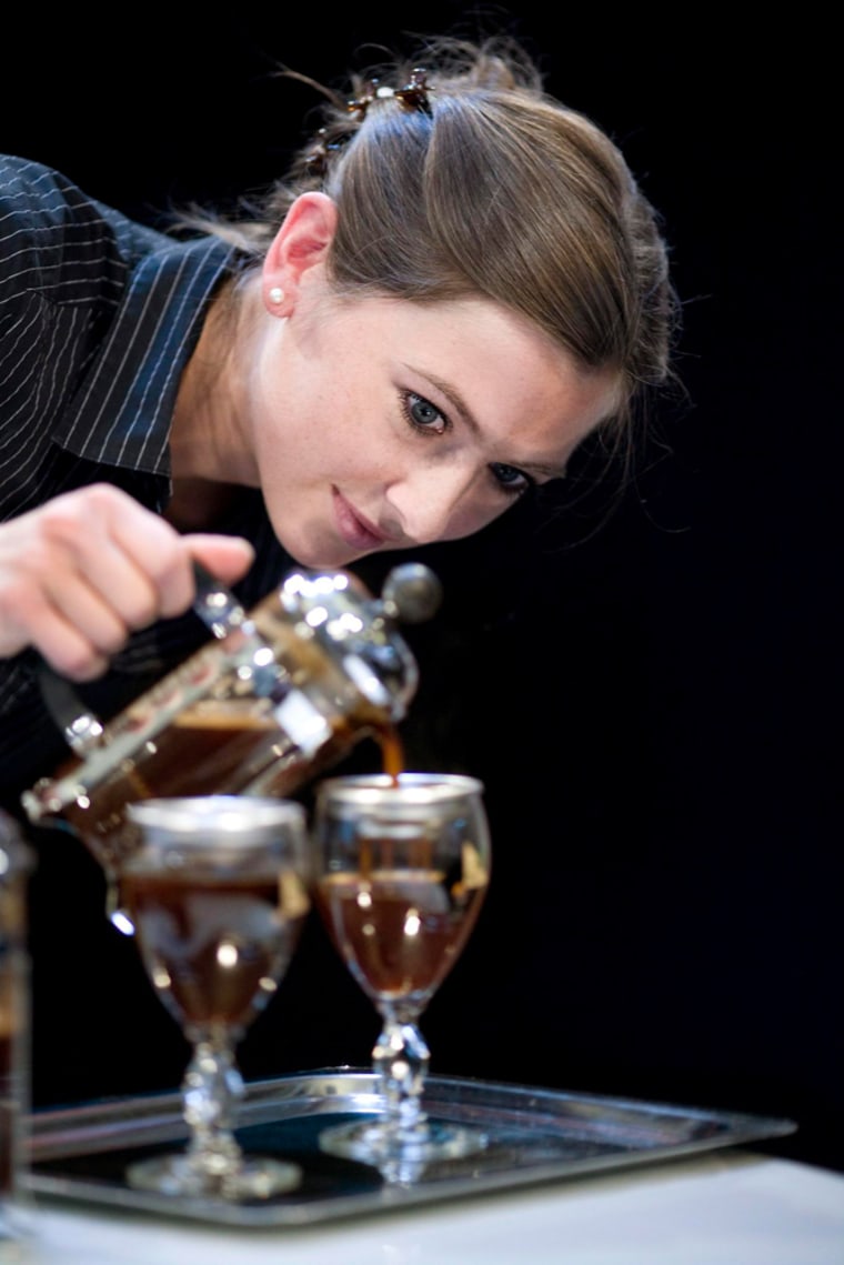 Image: A Barista competes in Denmark