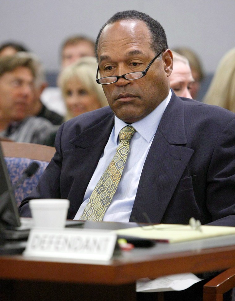 Image: O.J. Simpson in court