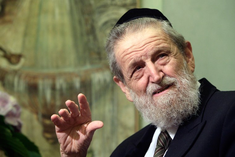 Image: Rabbi Cohen, Chief Rabbi of Haifa