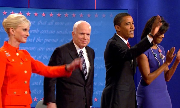 Image: Sen. Barack Obama and Sen. John McCain
