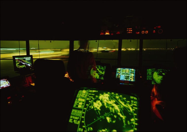 A ship's bridge illuminated at night. A technique for sabotaging GPS systems, called spoofing, could cause havoc in the wrong hands, warn researchers. In spoofing, a spoofer creates a false GPS signal that passes as a real GPS signal, sending an incorrect time and location to a certain receiver.