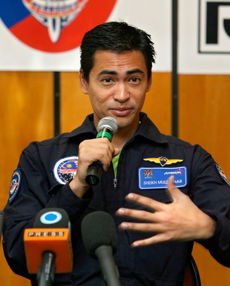 Malaysian astronaut Sheikh Muszaphar Shukor