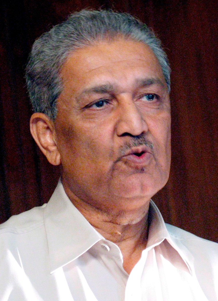 Pakistans' Nuclear scientist D.r Abdul Qadeer Khan