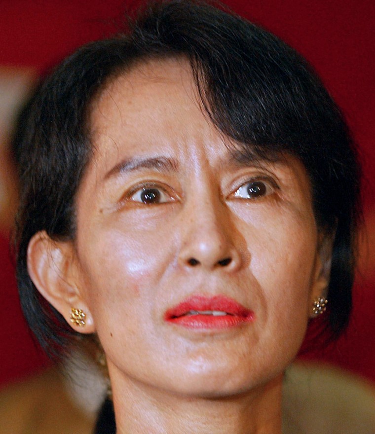 Image: Myanmar leader Aung San Suu Kyi