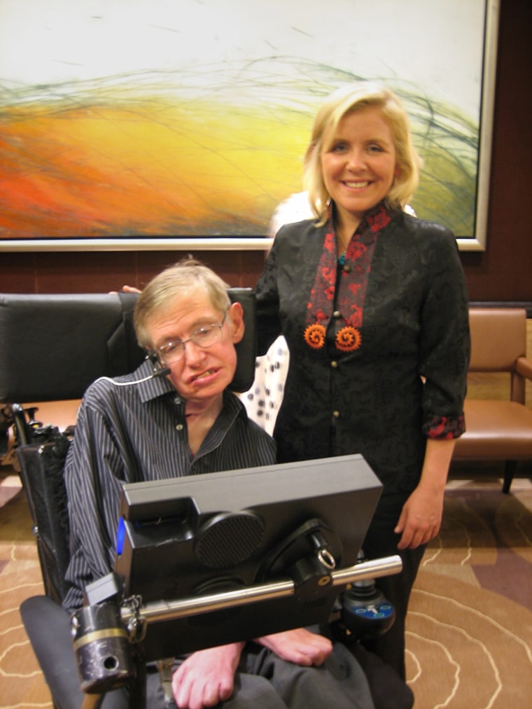 Image: Stephen and Lucy Hawking