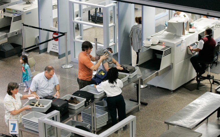 Image: airport security