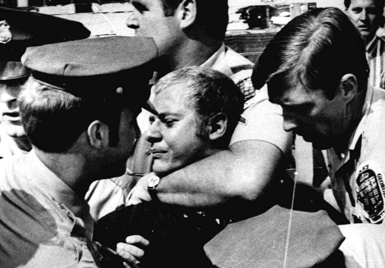 Arthur H. Bremer is taken into custody on May 15, 1972, moments after then Alabama Gov. George Wallace was shot in Laurel, Md.