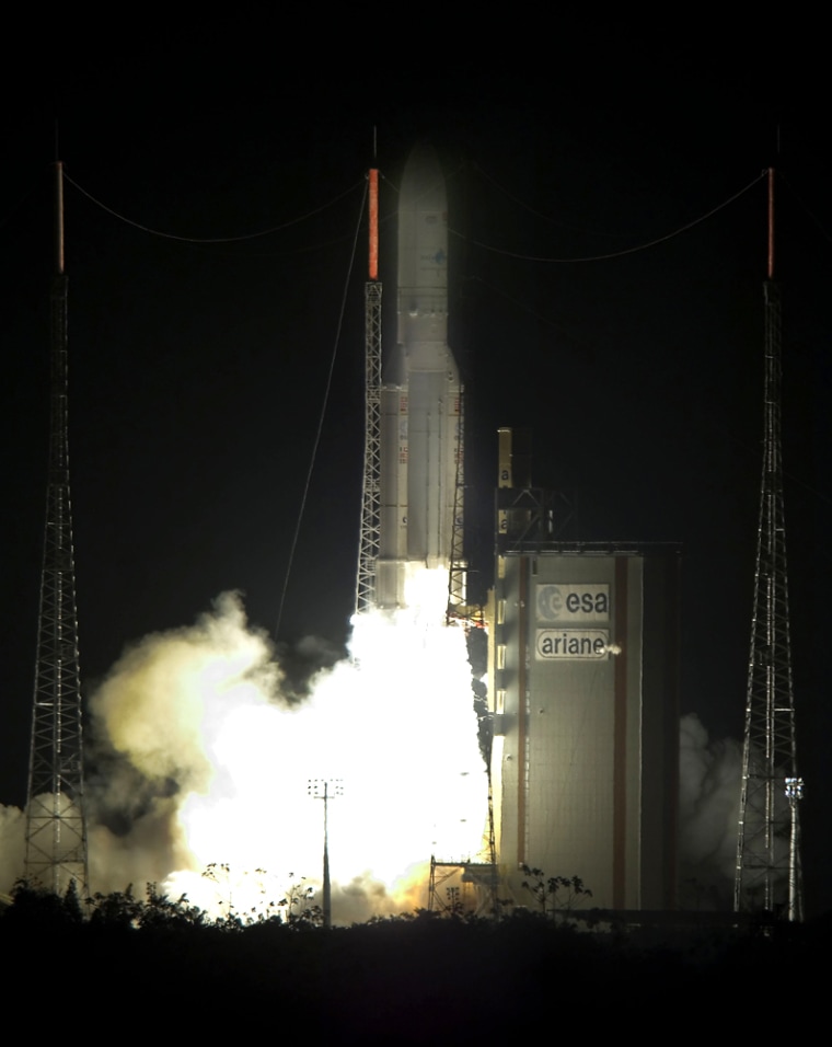 Image: Arian 5 rocket launch
