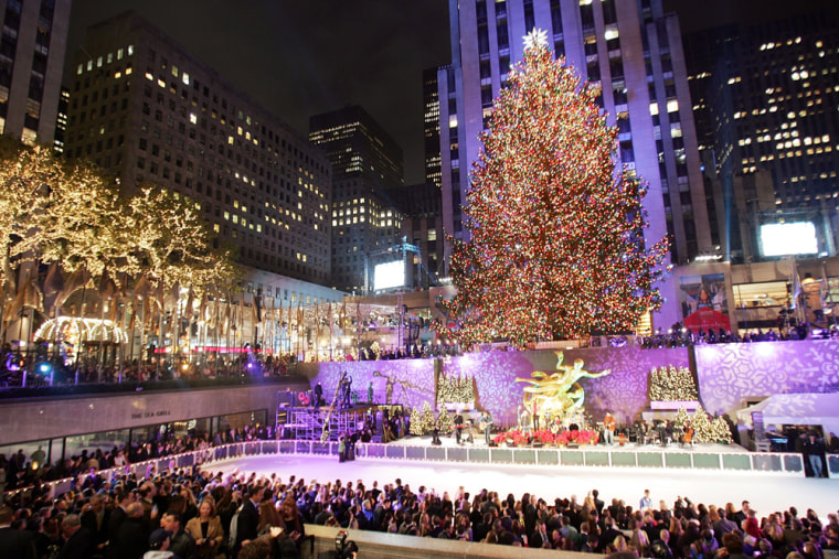 Image: 74th Annual Rockefeller Center Christmas Tree Lighting Ceremony