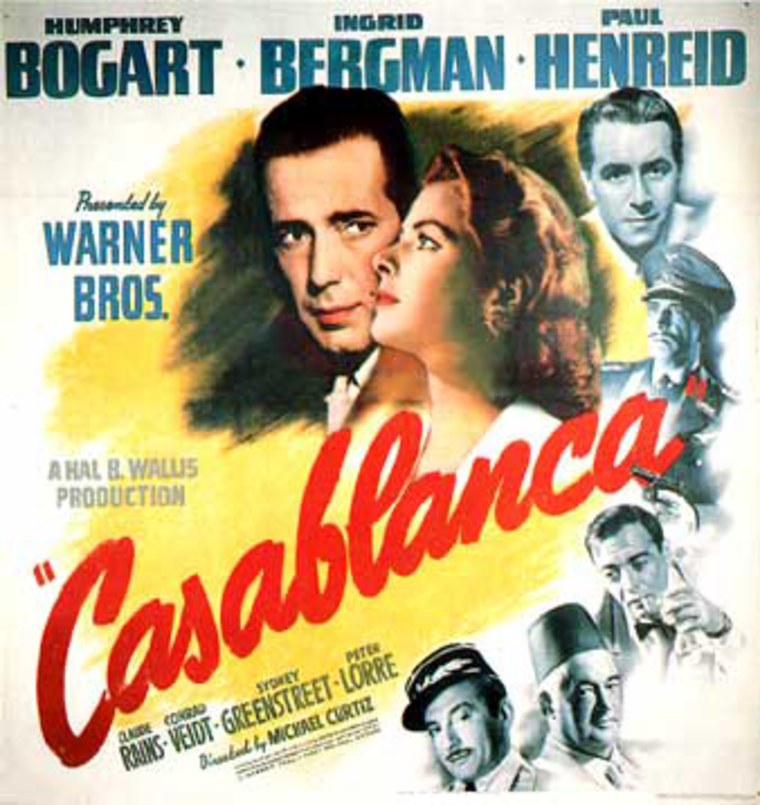Image: Casablanca poster