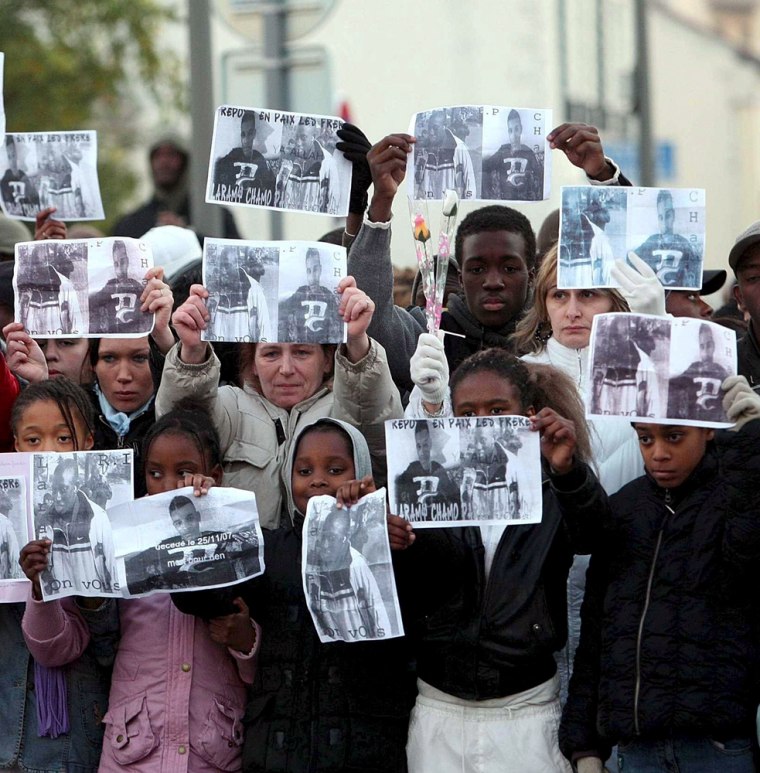 Disturbances near Paris