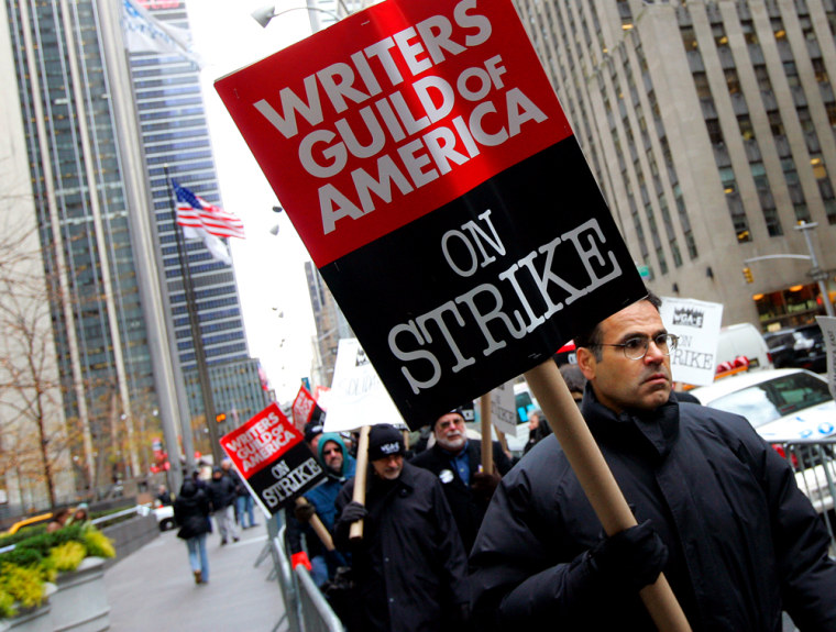 Writers Guild Continues To Picket As Talks Resume