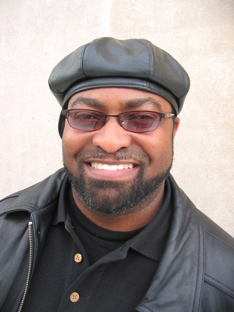 Image: Abraham Funchess, an Obama supporter in Manchester, Iowa