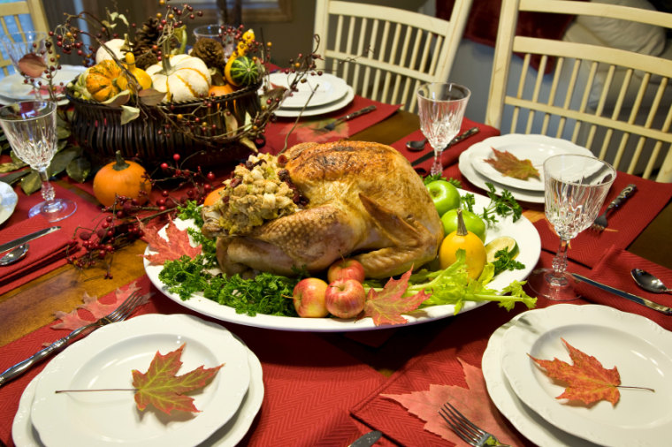 Image: turkey dinner