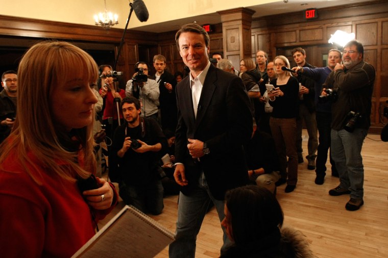 Image: John Edwards Ramps Up Campaign Ahead Of Iowa Caucus