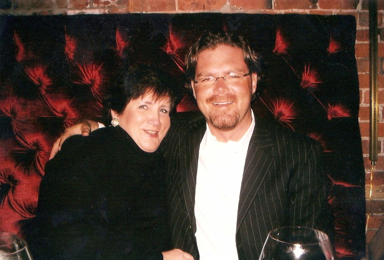 John Granville is seen in an undated photo with his mother.
